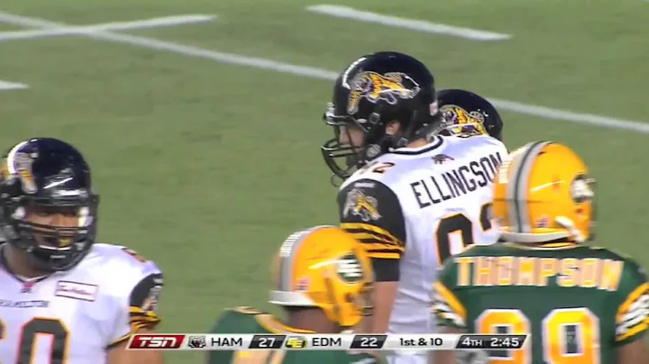 Henry Burris 25 yard pass to Sam Giguere - August ...