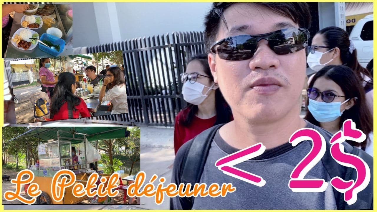 Le Petit Déjeuner à Moins de 2$ | Breakfast less than 2$ (Au Cambodge)