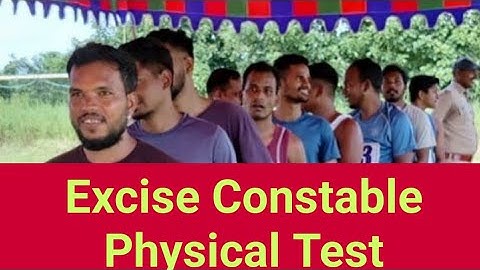 Excise constable physical test