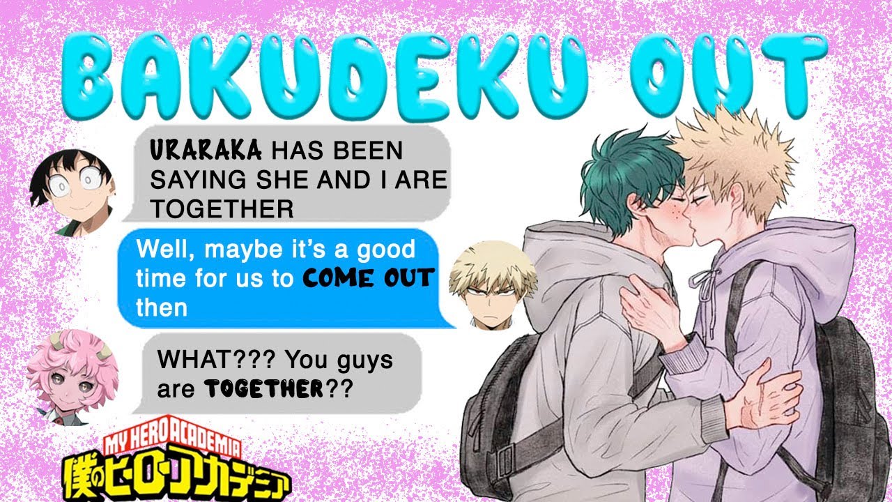 BakuDeku COMES OUT after IzuOcha Rumors? 😨 BNHA Texts - MHA Chat
