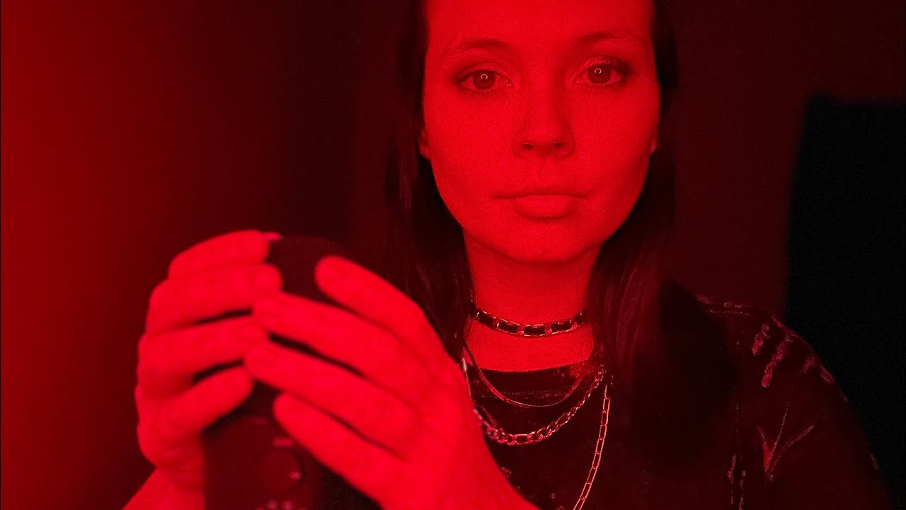 ASMR Mic Rubbing With Red Light Therapy for Sleep