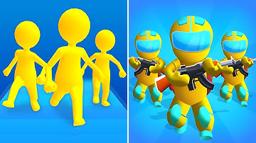 JOIN CLASH 3D🆚GUN CLASH 3D New Update Levels Walkthrough Gameplay NTE1H