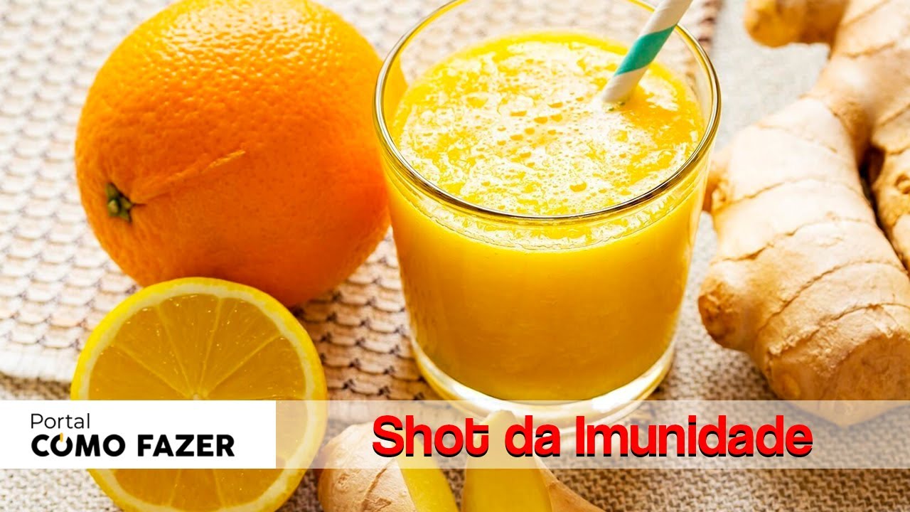SHOT DA IMUNIDADE | Remédio caseiro para DESINFLAMAR o corpo e aumentar ...