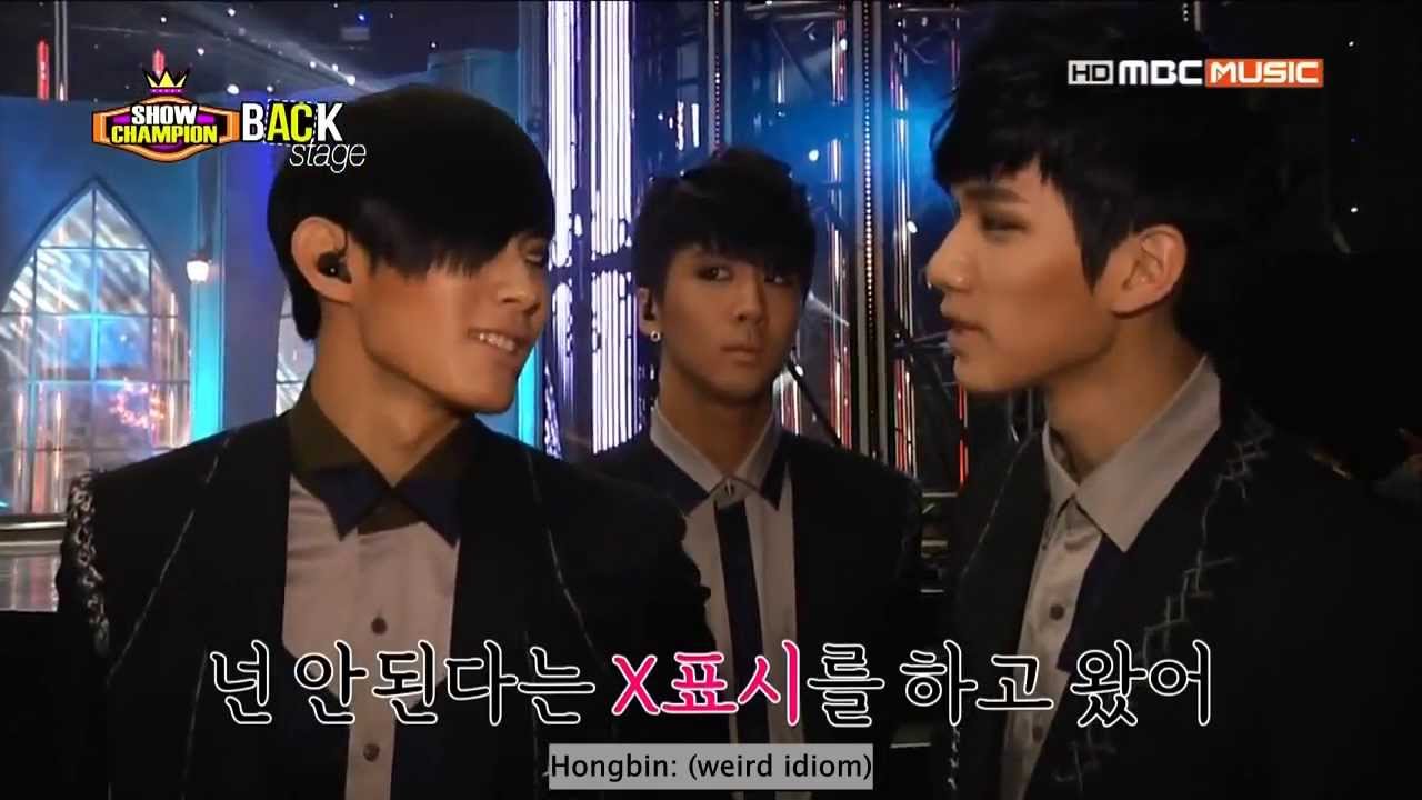 [ENG] 131123 Show Champion Backstage Cam - MakPD's Selfish Cam - Vixx