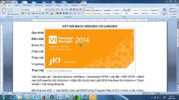 Lập trình vi điều khiển Phần 27 Kết nối Arduino với LabVIEW   YouTube