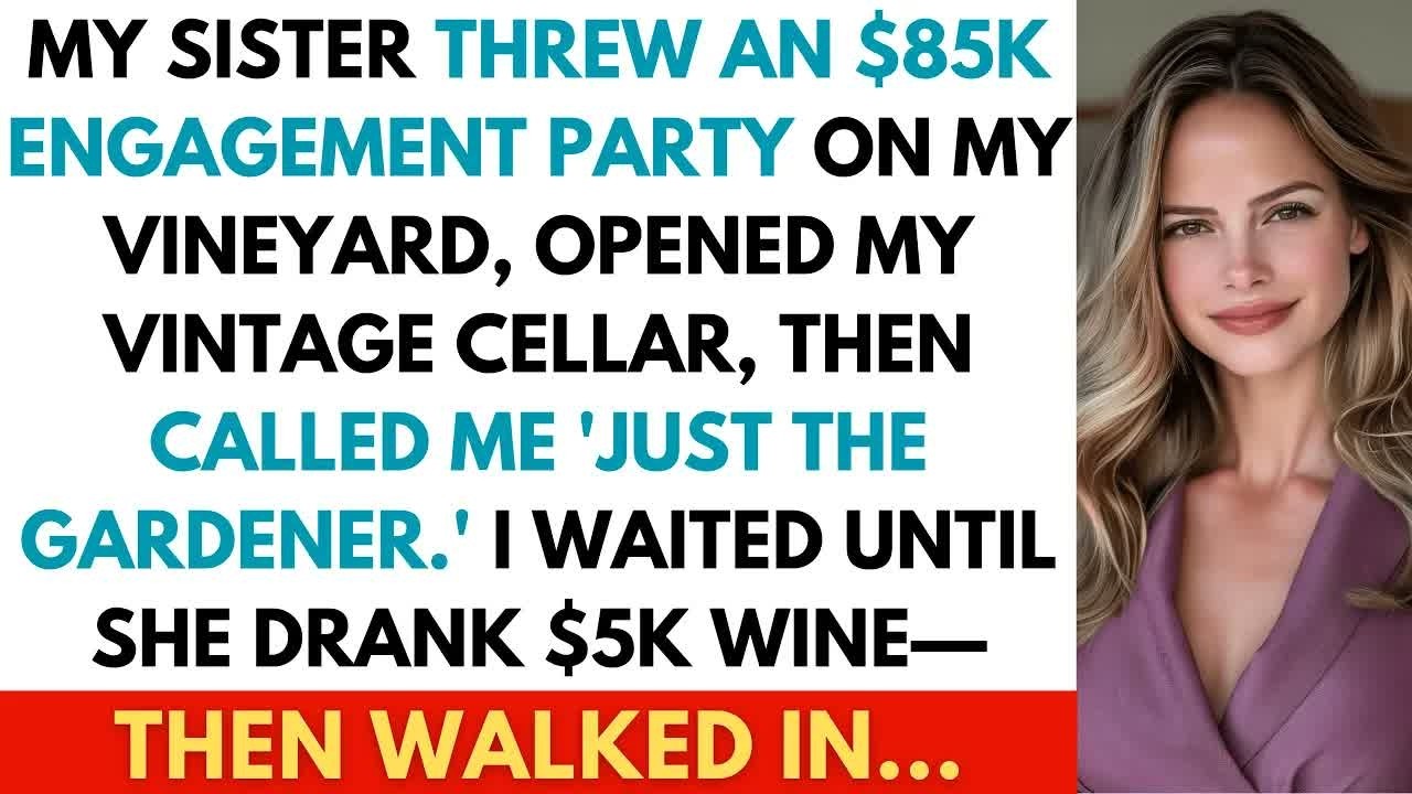 My Sister’s $85K Engagement Was At My Estate—She Pointed At Me And Said, “She’s Just the Gardener”