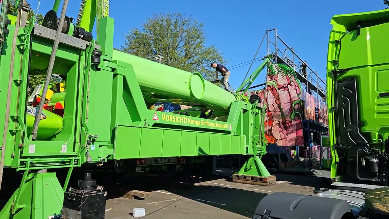 Afbouw Kermis/ Abbau Kirmes / Kermis Tilburg 2024 -3