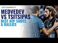 Daniil Medvedev vs Stefanos Tsitsipas: Best ATP Shots & Rallies!