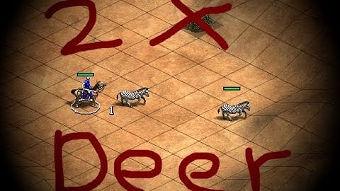 How to double deer push in age of empires