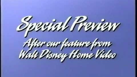 Special Preview After our Feature from WDHV/Feature Presentation Combo 1