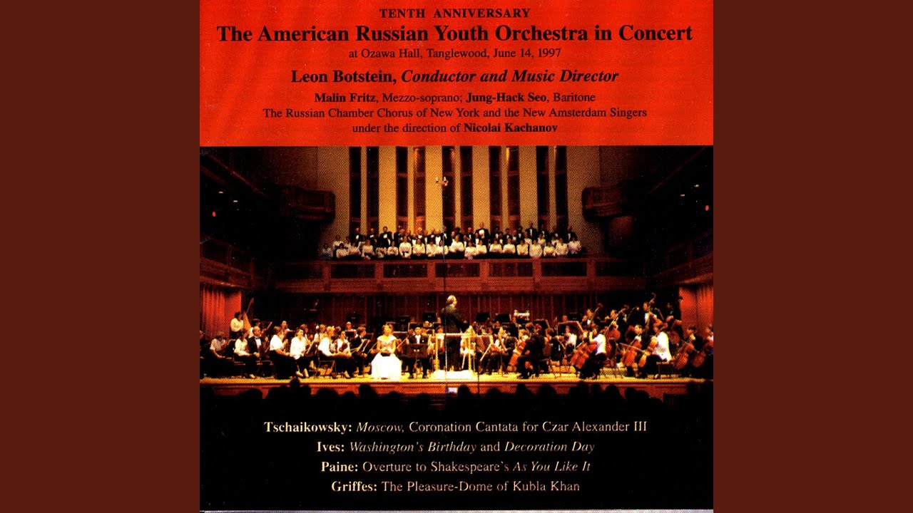 "Moscow," Cornoation Cantata For Czar Alexander III / Chorus: Andante Religioso (Tchaikovsky)