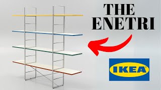 美品 廃盤 IKEA ENETRI グレー シェルフ 北欧 ヴィンテージ 収納 Gray Enetri Shelf by Niels Gammelgaard for Ikea, 1980s for sale at