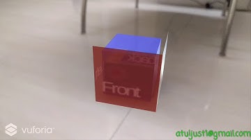 AUGMENTED REALITY UNITY OBJECT RECOGNITION DEMO