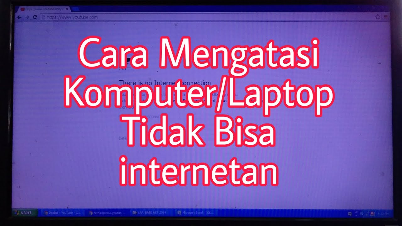 CARA Mengatasi Komputer tidak bisa internet
