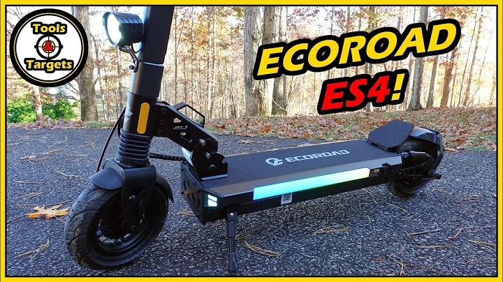 Boot Scootin' Boogie!...Ecoroad ES4 Full-Suspension Electric Scooter Ride & Review!