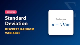Standard Deviation Of Discrete Random Variable Sigma Sqrt Variance