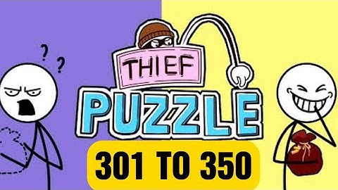 Thief Puzzle(WEEGOON)- Funny Stickman Brain Puzzle Game - Levels301-350 Android Gameplay Walkthrough