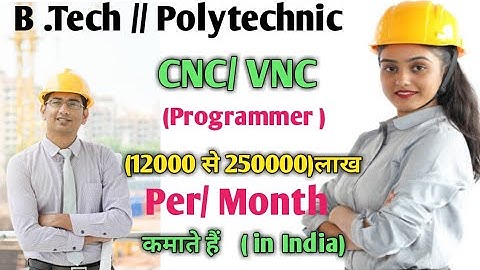 CNC/ VMC Helper  से Programmer तक कि Salary कितनी होती है /CNC&VMC Programmer Salary Dtail in Hindi