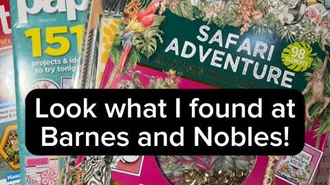 New card making magazines!!!  Both of them have an African theme!