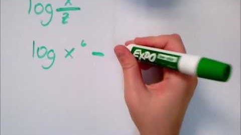 Expanding a logarithmic expression, Problem type 1