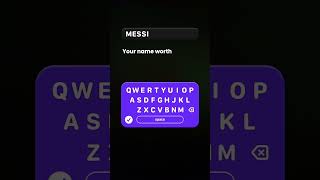Messi Name Worth