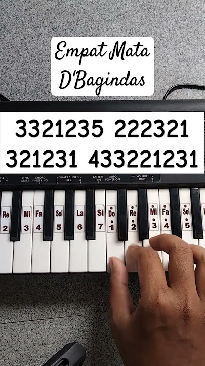 Empat Mata D'Bagindas Intro Not Lagu #notpianika
