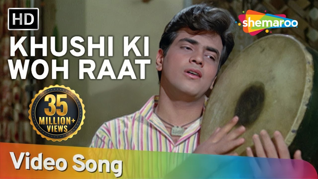 Khushi Ki Woh Raat Aa Gayee HD  Dharti Kahe Pukar ke Songs  Jeetendra  Nanda  Sanjeev Kumar