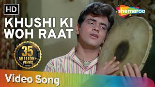 Khushi Ki Woh Raat Aa Gayee (HD) | Dharti Kahe Pukar ke Songs | Jeetendra | Nanda | Sanjeev Kumar chords