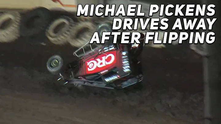 Michael Pickens Drives Away From Insane Barrel Rol...
