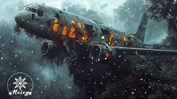 An Abandoned Aircraft | The Ultimate Freezing Blizzard Sounds for Sleeping & Relaxing
