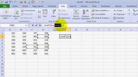 CFO Learning Pro - Excel Edition - 7-30-12 - Formula Bar