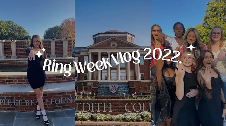 Ring Week Vlog - Onyx Season! *Meredith College*