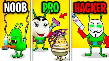 ALIENS CATCHING ZOMBIES in ZOMBIE CATCHER with SHINCHAN and CHOP | NOOB vs PRO vs HACKER | AMAAN-T