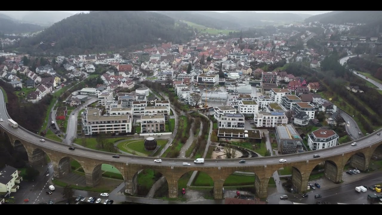 Nagold drohnenaufnahmen 4K