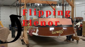 How to Flip a Wooden Boat - Flipping Elenor #Shorts