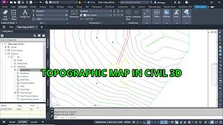 How to make a Topographic map in Civil 3D