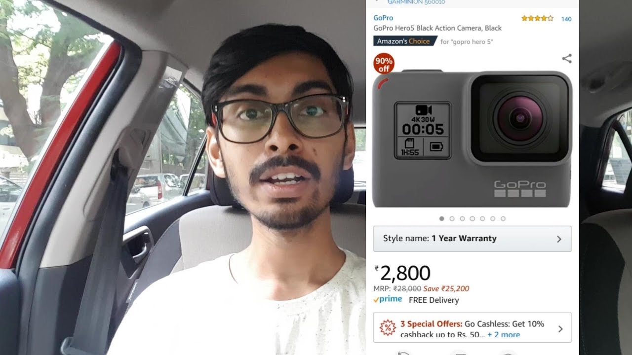 Great Discounts on GoPro Action cameras Amazon & Flipkart Sale YouTube