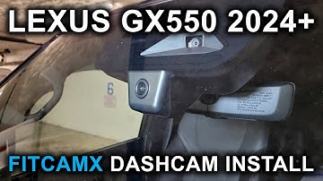 Lexus GX550 & Toyota Land Cruiser (2024-2025): FitcamX Dashcam Installation & Review. Hidden Wiring!