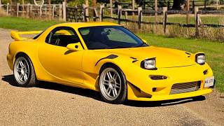 MAZDA RX-7 SUNBURST YELLOW LIVE DRAW!!