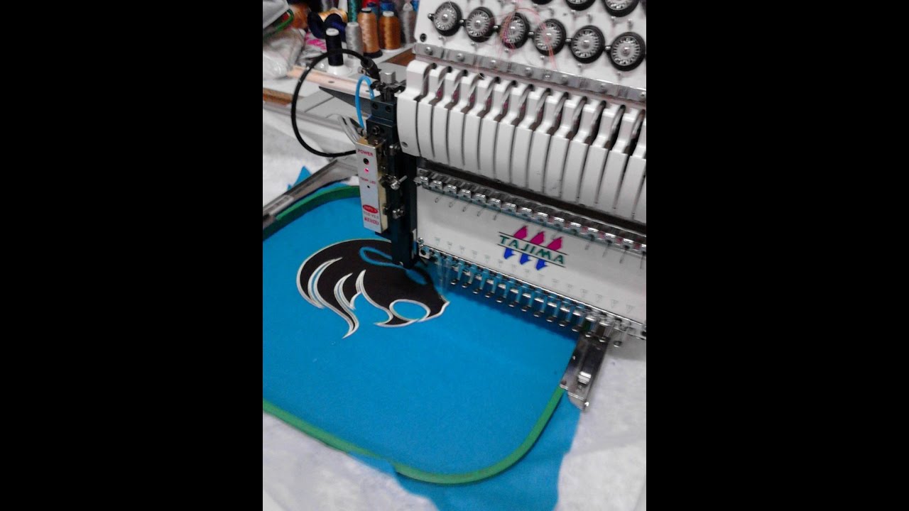 APPLIQUE CUTTING DEVICE FOR THE EMBROIDERY MACHINE YouTube