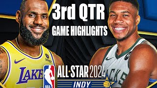 Team LeBron vs. Team Giannis Full Game 3rd QTR  Highlights | 2024 ALL-STAR GAME