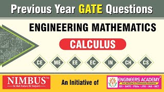 Previous Year GATE Questions | Engineering Mathematics | Calculus-CE | Qns- 44