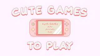 🧸 6 cute & aesthetic games to play when you're tired from online