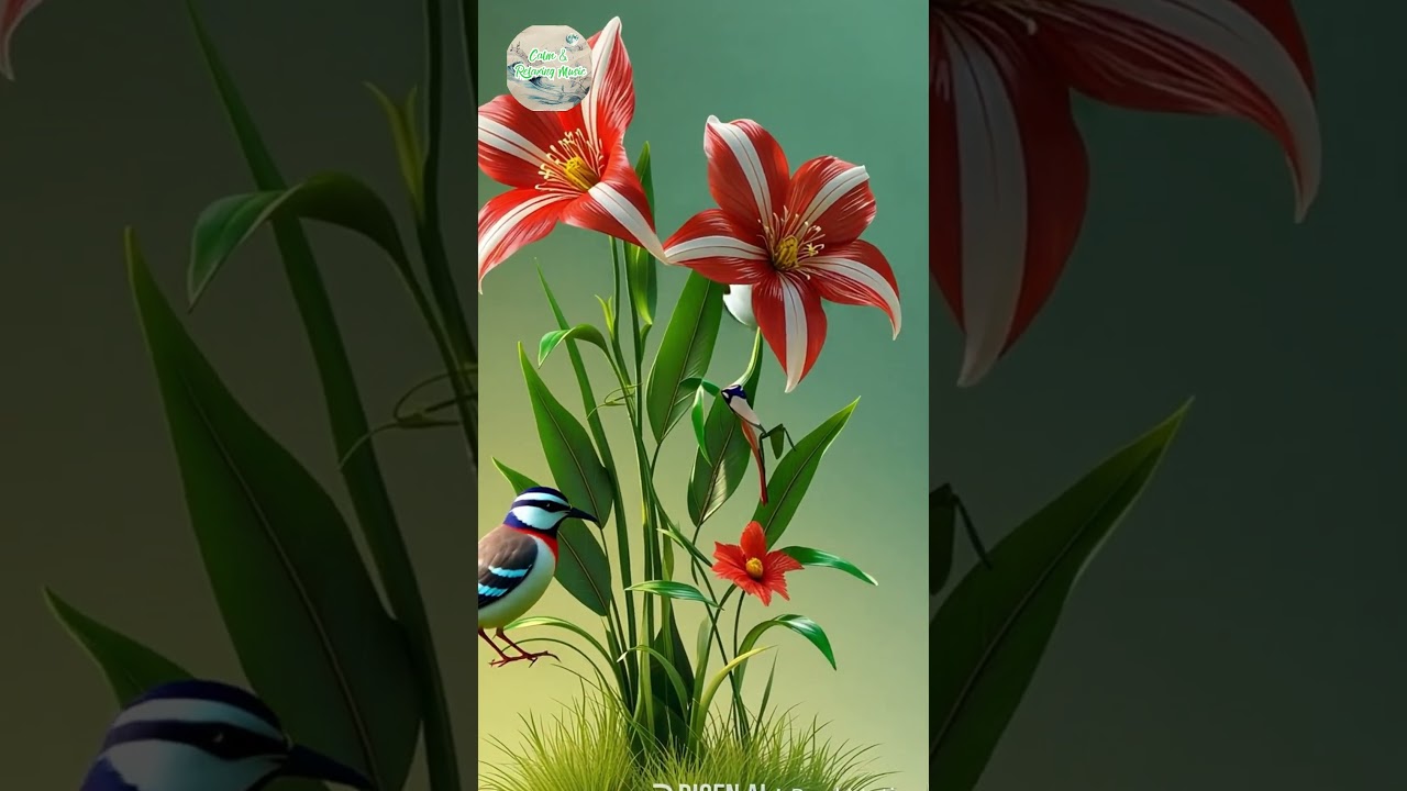 FLOWERS DANCE, Amazing Beautiful Blooming Flower, Calm and Relax