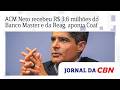 ACM Neto recebeu R$ 3,6 milhões do Master e da Reag, aponta Coaf