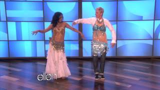 Ellen Learns to Belly Dance(Watch as Ellen takes the belly dancing class that she bought on Groupon.com. From belly dancing to dinner dates, find cool Daily Deals in your area at ..., 2011-09-23T16:47:34.000Z)