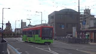 伊予鉄道モハ2100形　道後温泉駅発車