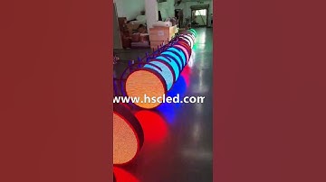 Outdoor P5.9 Dual Side Circle LED TV Screen