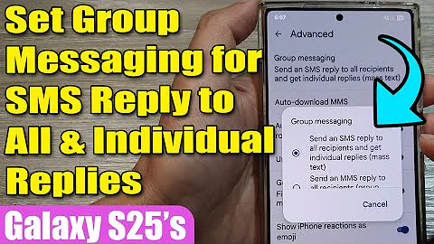📩 How to Set Group Messaging for SMS Reply to All & Individual Replies – Galaxy S25/S25+/Ultra 🔧