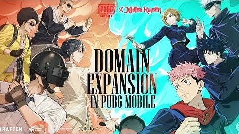 PUBG MOBILE x JUJUTSU KAISEN I Collaboration Teaser PUBE MOBILE TIME TO GAMING